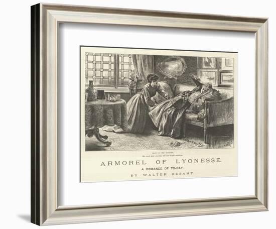 Armorel of Lyonesse, a Romance of To-Day-Frederick Barnard-Framed Giclee Print