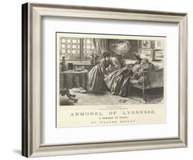 Armorel of Lyonesse, a Romance of To-Day-Frederick Barnard-Framed Giclee Print