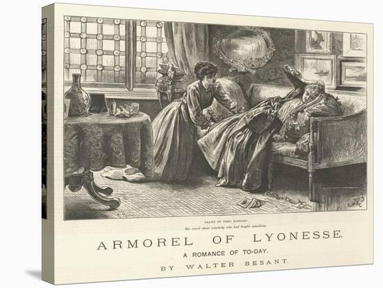 Armorel of Lyonesse, a Romance of To-Day-Frederick Barnard-Stretched Canvas