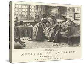 Armorel of Lyonesse, a Romance of To-Day-Frederick Barnard-Stretched Canvas