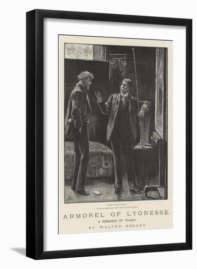 Armorel of Lyonesse, a Romance of To-Day-Frederick Barnard-Framed Giclee Print