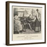 Armorel of Lyonesse, a Romance of To-Day-Frederick Barnard-Framed Giclee Print