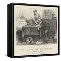 Armorel of Lyonesse, a Romance of To-Day-Frederick Barnard-Framed Stretched Canvas