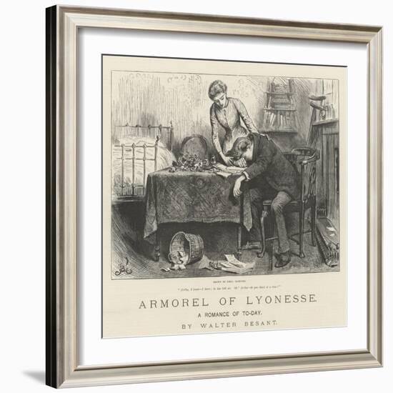 Armorel of Lyonesse, a Romance of To-Day-Frederick Barnard-Framed Giclee Print