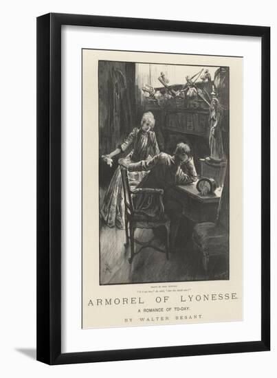 Armorel of Lyonesse, a Romance of To-Day-Frederick Barnard-Framed Giclee Print