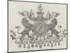 Armorial Achievement of Field-Marshal Arthur Duke of Wellington, Kg, Gcb, Gch-null-Mounted Premium Giclee Print