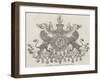 Armorial Achievement of Field-Marshal Arthur Duke of Wellington, Kg, Gcb, Gch-null-Framed Giclee Print