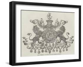 Armorial Achievement of Field-Marshal Arthur Duke of Wellington, Kg, Gcb, Gch-null-Framed Giclee Print