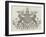 Armorial Achievement of Field-Marshal Arthur Duke of Wellington, Kg, Gcb, Gch-null-Framed Giclee Print