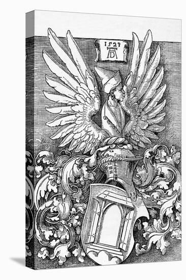 'Armorial Bearings of the Durer Family', 1523, (1906)-Albrecht Durer-Stretched Canvas