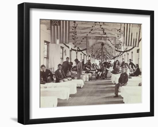 Armory Square Hospital, Washington, 1863-65-American School-Framed Photographic Print