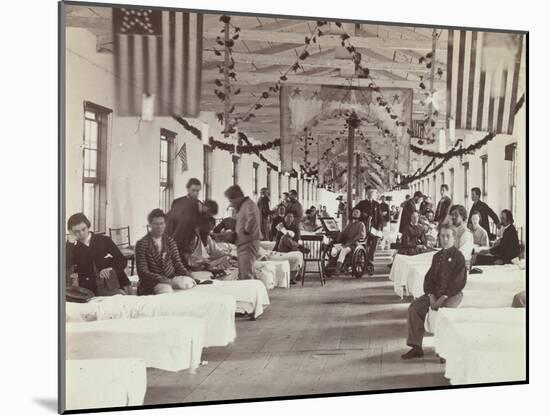 Armory Square Hospital, Washington, 1863-65-American School-Mounted Photographic Print