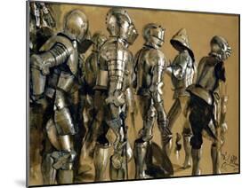 Armour, 1866-Adolph von Menzel-Mounted Giclee Print