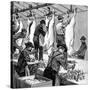 Armour Company's Pig Slaughterhouse, Chicago, Illinois, USA, 1892-null-Stretched Canvas