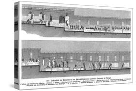 Armour Company's Pig Slaughterhouse, Chicago, Illinois, USA, 1895-null-Stretched Canvas