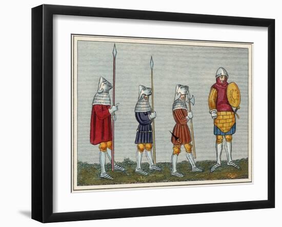 Armour in the 14th Centruy-Joseph Strutt-Framed Art Print