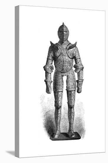 Armour of Henry II of France, 16th Century (1882-188)-P Sellier-Stretched Canvas