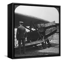 Armour Plated German Plane Used to Attack the Allied Trenches, World War I, C1914-C1918-null-Framed Stretched Canvas