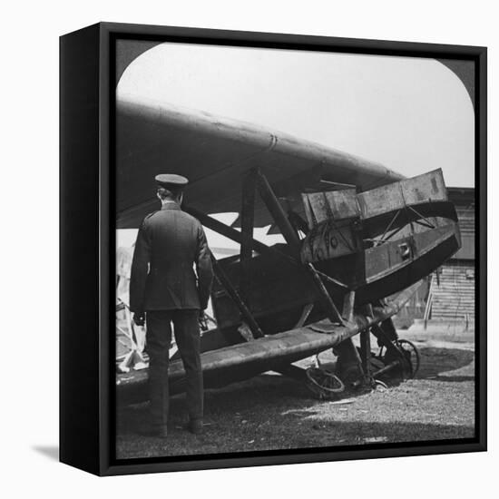 Armour Plated German Plane Used to Attack the Allied Trenches, World War I, C1914-C1918-null-Framed Stretched Canvas