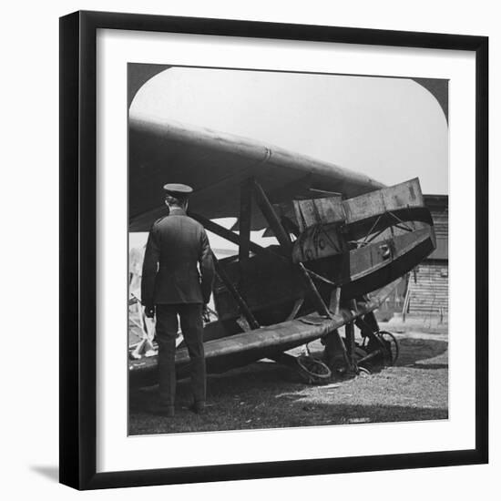 Armour Plated German Plane Used to Attack the Allied Trenches, World War I, C1914-C1918-null-Framed Photographic Print