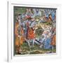 Armoured Soldiers Firing Match-Lock Arquebus, Late 15th Century-null-Framed Giclee Print