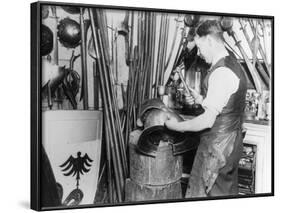 Armourer at Work-null-Framed Photographic Print