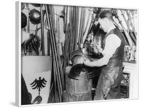 Armourer at Work-null-Framed Photographic Print