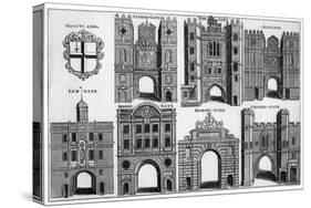 Arms and Gates of the City of London, C1650 (19th Century-null-Stretched Canvas