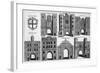 Arms and Gates of the City of London, C1650 (19th Century-null-Framed Giclee Print