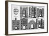 Arms and Gates of the City of London, C1650 (19th Century-null-Framed Giclee Print