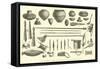 Arms, Earthenware Vessels, and Household Utensils of the Chontaquiro Indians-Édouard Riou-Framed Stretched Canvas