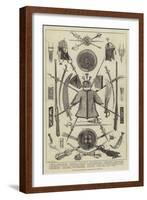 Arms from the Prince of Wales's Indian Collection-Thomas Walter Wilson-Framed Giclee Print