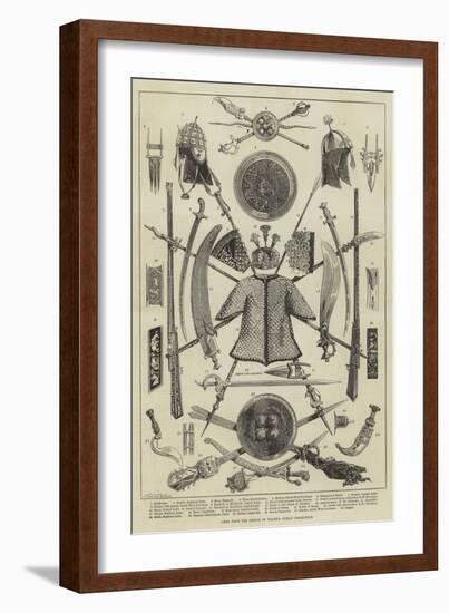 Arms from the Prince of Wales's Indian Collection-Thomas Walter Wilson-Framed Giclee Print