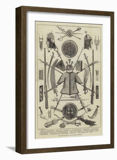 Arms from the Prince of Wales's Indian Collection-Thomas Walter Wilson-Framed Giclee Print