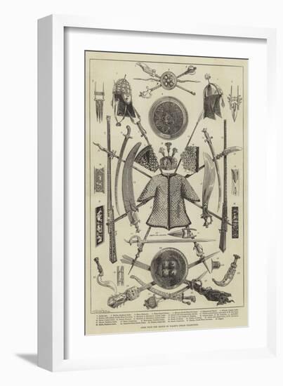 Arms from the Prince of Wales's Indian Collection-Thomas Walter Wilson-Framed Giclee Print