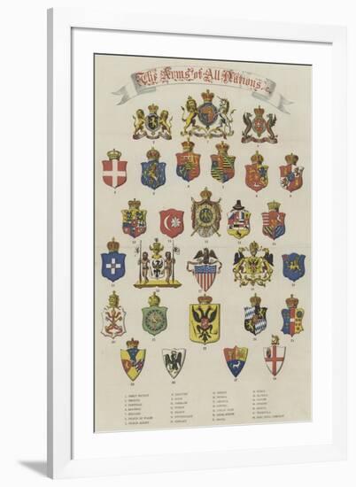 Arms of All Nations-null-Framed Giclee Print