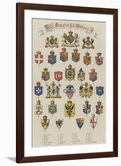 Arms of All Nations-null-Framed Giclee Print