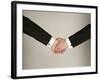 Arms of Male Couple Wearing Tuxedos Holding Hands, One with Wedding Band, Illustrating Gay Marriage-Ted Thai-Framed Photographic Print