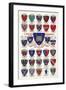 Arms of the Colleges of Oxford University-null-Framed Giclee Print