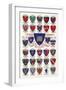 Arms of the Colleges of Oxford University-null-Framed Giclee Print