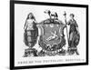 Arms of the Foundling Hospital by William Hogarth-William Hogarth-Framed Giclee Print