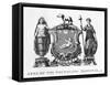 Arms of the Foundling Hospital by William Hogarth-William Hogarth-Framed Stretched Canvas