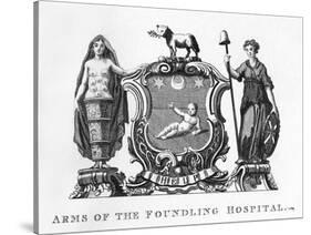 Arms of the Foundling Hospital by William Hogarth-William Hogarth-Stretched Canvas