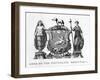 Arms of the Foundling Hospital by William Hogarth-William Hogarth-Framed Giclee Print