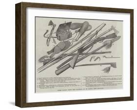 Arms Taken from the Maories at Te Rangi, New Zealand-null-Framed Giclee Print