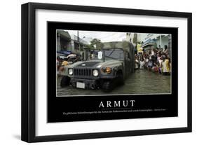 Armut: Motivationsposter Mit Inspirierendem Zitat-null-Framed Photographic Print