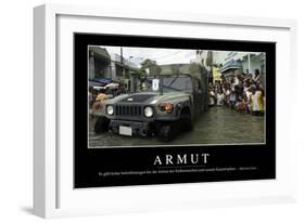 Armut: Motivationsposter Mit Inspirierendem Zitat-null-Framed Photographic Print