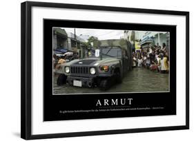 Armut: Motivationsposter Mit Inspirierendem Zitat-null-Framed Photographic Print