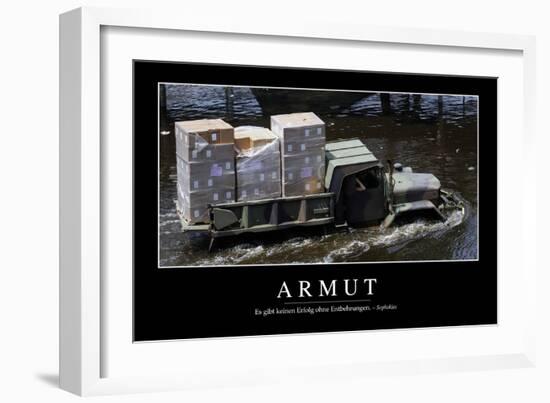 Armut: Motivationsposter Mit Inspirierendem Zitat-null-Framed Photographic Print