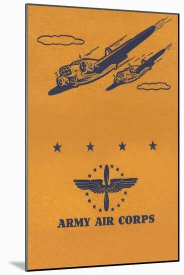 Army Air Corps-null-Mounted Art Print
